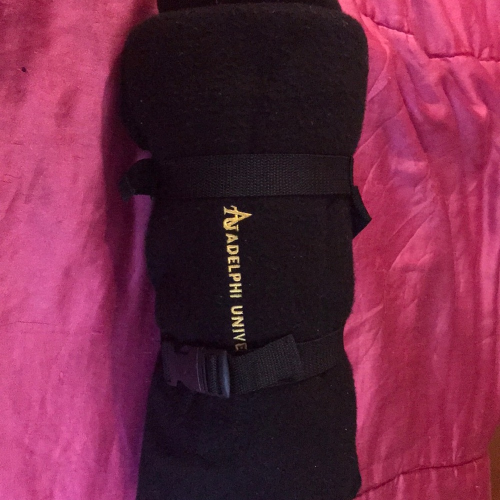 BRAND NEW ADELPHI UNIVERSITY BLANKET